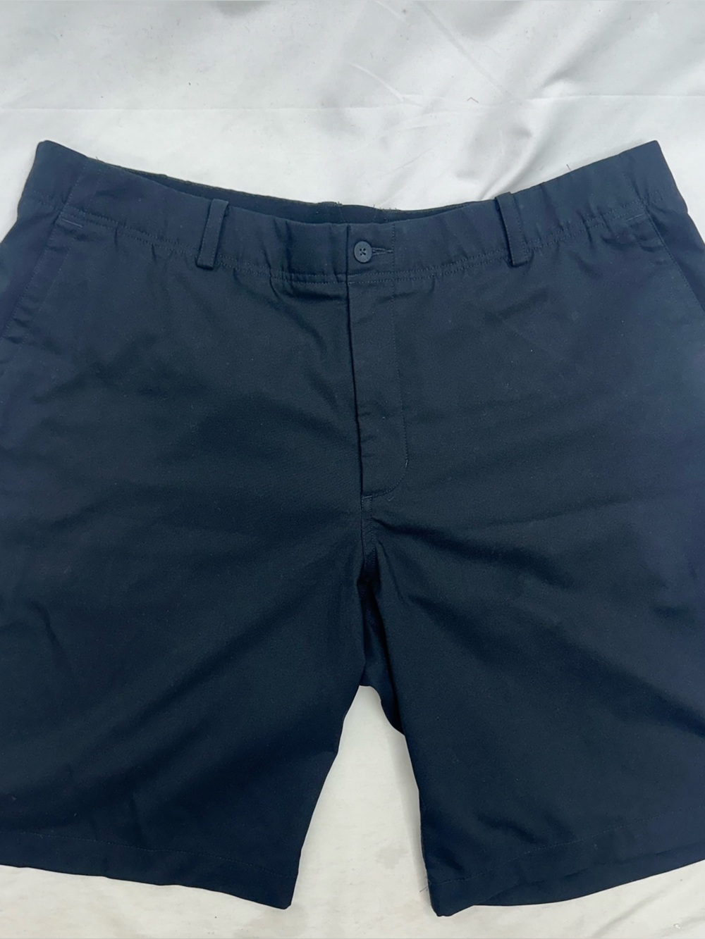 Nike Dri Fit Men's Black Flat-Front Performance Shorts 40